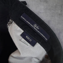 Load image into Gallery viewer, GANT Tyler Slightly Lower Waist Regular Fit Straight Leg Black Corduroy Trousers