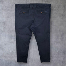 Load image into Gallery viewer, GANT Classic Navy Blue Straight Leg Cotton Elastane Chino Trousers