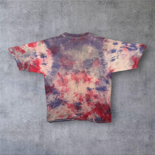 Load image into Gallery viewer, Vintage JT's Goth Fantasy Dragon Hand Painted Multi Colour Tie Dye Cotton T-Shirt