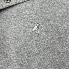 Load image into Gallery viewer, Kangol Elite Collection Mens Grey Quarter Zip Snap Neck Sweatshirt XL