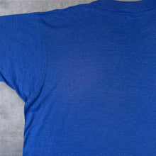 Load image into Gallery viewer, Vintage 80s Christian Church T-Shirt Screen Stars Single Stitch Large Blue