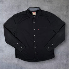 Load image into Gallery viewer, Levi's Red Tab Classic Black Long Sleeve Cotton Shirt