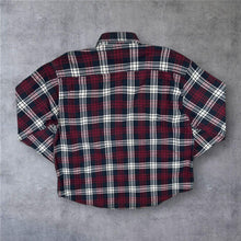 Load image into Gallery viewer, Vintage Cotton Country Club Flannel Shirt Mens XL 45/46 Red Plaid Check Grunge