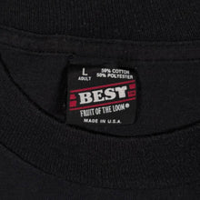 Load image into Gallery viewer, Vintage 90's USA Rock Music Radio Station Black Graphic Single Stitch T-Shirt