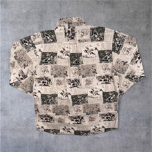 Load image into Gallery viewer, Vintage Woods & Water Labrador Dog Wildlife All-Over Print Cream Beige Button-Down Shirt