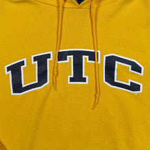 Load image into Gallery viewer, Champion UTC College Spellout Graphic Yellow Pullover Hoodie