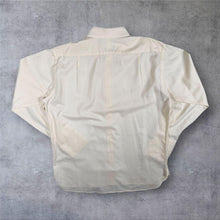 Load image into Gallery viewer, Aquascutum Shirt Mens 16.5 42cm Two Fold Cotton Cream Double Cuff Formal XL XXL