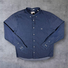 Load image into Gallery viewer, GANT Regular Fit Classic Navy Blue Cotton Long Sleeve Button-Down Shirt