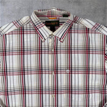Load image into Gallery viewer, Vintage Timberland Red White Multi Check Button-Down Cotton Long Sleeve Shirt