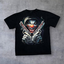 Load image into Gallery viewer, Rock Chang Gothic Horror Hooded Killer Clown Graphic T-Shirt