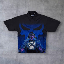 Load image into Gallery viewer, Early 00's Here + There C&A Manga Anime Cartoon Polyester Short Sleeve Shirt