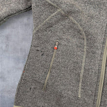 Load image into Gallery viewer, The North Face A8NE Womens M Grey Orange Wool Fleece Lined Hooded Jacket F13