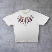 Load image into Gallery viewer, Vintage Santa Fe Native American Necklace Tourist Graphic White Cotton T-Shirt