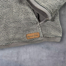 Load image into Gallery viewer, Weird Fish Macaroni 1/4 Zip Jumper Womens XL Taupe Brown Textured Knit Pullover