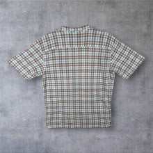 Load image into Gallery viewer, Patagonia Organic Cotton Gauze Shirt Mens Blue Grey Plaid Check Short Sleeve