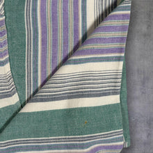 Load image into Gallery viewer, Vintage 90s Traditional Diner Striped Flannel Shirt Denim Collar Grunge Oversized