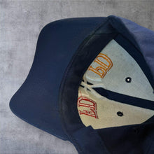 Load image into Gallery viewer, Vintage FDNY NYPD New York Yankees Wool Baseball Cap Navy NYC Embroidered