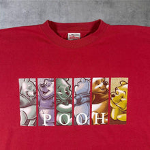 Load image into Gallery viewer, Vintage Disney Store Winnie The Pooh T Shirt XL Red 90s Y2K Graphic Tee