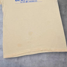 Load image into Gallery viewer, Vintage Royal Caribbean “I’m Shipshape” Souvenir Graphic Single Stitch Yellow T-Shirt