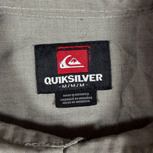Load image into Gallery viewer, Quiksilver Shirt Mens M Grey Long Sleeve Y2K Surf Skate Casual Button Up
