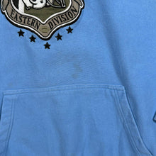 Load image into Gallery viewer, Vintage Steve And Barry's "New York Knights" Embroidered Spellout Blue Hoodie