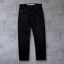 Load image into Gallery viewer, Diesel Keetar Jeans Mens W30 Black Straight Leg Vintage Y2K Diesel Industry
