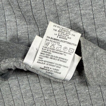 Load image into Gallery viewer, Vintage Adidas Embroidered Mini Centre Logo Grey Short Sleeve V-Neck Ribbed T-Shirt