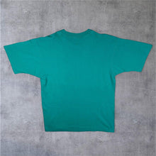 Load image into Gallery viewer, Vintage 90's One World Family San Diego USA Tourist Turquoise Single Stitch T-Shirt