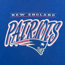 Load image into Gallery viewer, Vintage Reebok NFL New England Patriots Football Graphic Blue Single Stitch T-Shirt