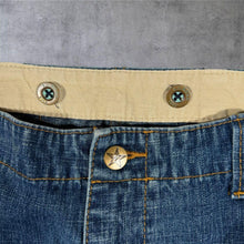 Load image into Gallery viewer, Vintage LL Bean Jeans Mens Blue Denim Utility Workwear Straight Leg 34 x 32