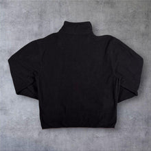 Load image into Gallery viewer, NFL Team Apparel Pittsburgh Steelers Football Mini Logo Black Zip Fleece Sweatshirt