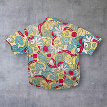 Load image into Gallery viewer, Vintage 90's Abstract Hawaiian Floral Multi Colour Patterned Short Sleeve Shirt