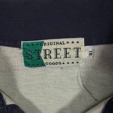 Load image into Gallery viewer, Vintage Original Street Goods Rugby Shirt XL Green Grey Striped Long Sleeve