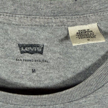 Load image into Gallery viewer, Levi's Classic Red Tab Big Logo Graphic Short Sleeve Grey Cotton T-Shirt