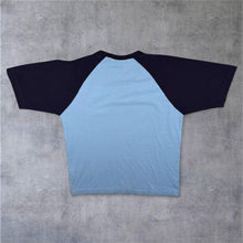 Load image into Gallery viewer, Early 00's Puma Classic Spellout Graphic Y2K Navy Blue Cotton Short Sleeve Raglan T-Shirt