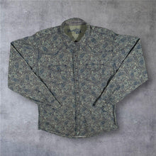 Load image into Gallery viewer, Wrangler 20X Paisley Western Shirt L Pearl Snap Cowboy Rodeo Long Sleeve