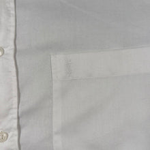 Load image into Gallery viewer, Vintage Yves Saint Laurent YSL Shirt 38 Medium Large White Embroidered Logo 90s