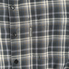 Load image into Gallery viewer, Columbia Shirt Mens M Black Grey Plaid Check Long Sleeve Button Down Outdoor