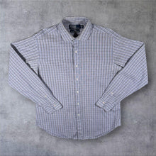 Load image into Gallery viewer, Polo Ralph Lauren "Philip 100% Two Ply Cotton" Check Long Sleeve Dress Shirt