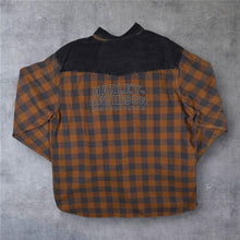 Load image into Gallery viewer, Harley Davidson MotorClothes Shirt Mens 2XL Plaid Denim Biker Graphic Back XXL