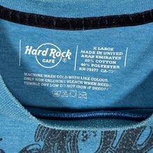 Load image into Gallery viewer, Hard Rock Cafe "Las Vegas" Tourist Souvenir Spellout Graphic Blue T-Shirt
