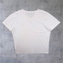 Load image into Gallery viewer, GANT "Slim" Embroidered Mini Logo Classic White Cotton V-Neck T-Shirt