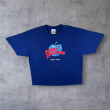 Load image into Gallery viewer, Vintage Planet Hollywood New York USA Tourist Graphic Blue Cotton T-Shirt