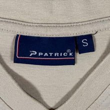 Load image into Gallery viewer, Early 00's Patrick Classic Embroidered Mini Logo Beige Cotton V-Neck T-Shirt
