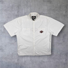 Load image into Gallery viewer, Harley Davidson Genuine MotorClothes Shirt XXL White Flame Graphic Biker Y2K