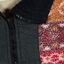 Load image into Gallery viewer, Vintage 90s Les Baroudeurs Crazy Fleece L Aztec 1/4 Zip Pullover Outdoor