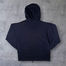 Load image into Gallery viewer, Vintage 90s Reebok Membership Hoodie Mens Large Navy Embroidered Spellout L