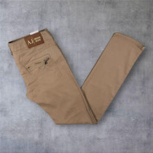 Load image into Gallery viewer, AJ Armani Jeans Classic Brown Slim Fit Cotton Elastane Chino Trousers