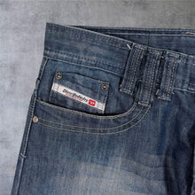 Load image into Gallery viewer, Diesel Safado 008E7 Jeans Mens W30 L32 Blue Distressed Slim Straight Y2K