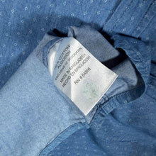 Load image into Gallery viewer, LEE Micro Patterned Blue Cotton Long Sleeve Button-Down Shirt